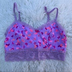 VS PINK butterfly bralette